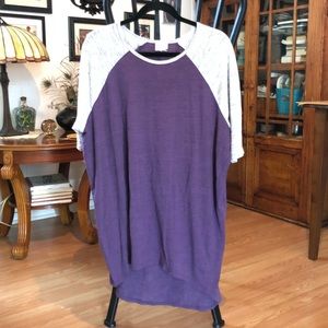 LuLaRoe Irma size S (8-10) Purple Heather